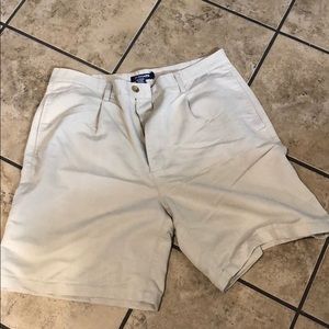 Chaps Khaki golf shorts